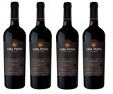 Kit 4 Un Vinho Casa Perini Merlot 750 ml
