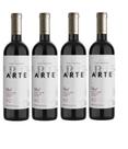 Kit 4 Un Vinho Casa Valduga Arte Fruité Blend (Marselan e Malbec) 750 ml Kit 4 Un Vinho Casa Valduga Arte Fruité Blend (Marselan e Malbec) 750 ml