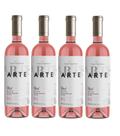 Kit 4 Un Vinho Casa Valduga Arte Rose Blend (Gewurztraminer e Malbec) 750 ml Kit 4 Un Vinho Casa Valduga Arte Rose Blend (Gewurztraminer e Malbec) 750 ml