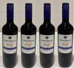 Kit 4 Un Vinho Hortência Bordô Seco 750 ml