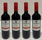 Kit 4 Un Vinho Hortência Bordô Suave 750 ml