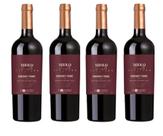 Kit 4 Un Vinho Miolo Single Vineyard Cabernet Franc 750 ml