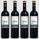 Kit 4 Un Vinho Salton Classic Reservado Tannat 750 ml