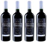 Kit 4 Un Vinho Tinto Seco Seleção Pérgola 750 ml
