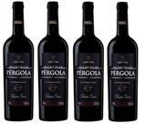 Kit 4 Un Vinho Tinto Suave Seleção Pérgola 750 ml