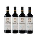 Kit 4 Un Vinho Zanotto Tinto Seco Malbec 750 ml