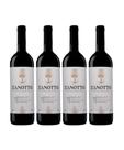 Kit 4 Un Vinho Zanotto Tinto Seco Merlot 750 ml