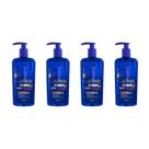 Kit 4 Und Sabonete Gel Facial Aging-Pré FortSkin 240ml FortLife