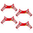 Kit 4 unid Grampo Sargento Angular 90 Graus Cantoneira Elite Kit 4 unid Grampo Sargento Angular 90 Graus Cantoneira Elite