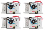 Kit 4 unid Regulador dimer 40a 6000w bivolt 110/220v variador dimmer
