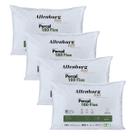 Kit 4 Unidades Altenburg Travesseiro Percal 180 Fios, 50x70 cm, Branco, Edição Comemorativa 100 Anos