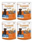 Kit 4 Unidades Biscoito Golden Cookie Para Cães Adultos 350g