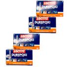 Kit 4 Unidades Durepoxi Adesivo Massa 50g Solda Fixa Veda Kit 4 Unidades Durepoxi Adesivo Massa 50g Solda Fixa Veda