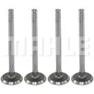 Kit 4 Válvula admissão Vw Fusca 1967 a 1986 Metal Leve