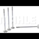 Kit 4 Válvula escape Chevrolet Corsa 1999 a 2005 Metal Leve