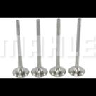 Kit 4 Válvula escape Vw Fox 2003 a 2004 Metal Leve VE0700253
