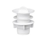 Kit 4 Válvula V8 Plástica Branca Para Lavatório E Tanque