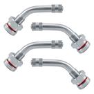 Kit 4 Válvulas Pn sem Câmara Curva Roda Alumínio 543c St10268-543c - Steels