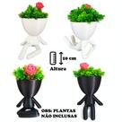 Kit 4 Vasinhos Decorativos Bob Robert Plant Para Suculentas