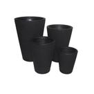 Kit 4 Vasos Coluna Escovada 1,2,3,4 Cód. JGRT04