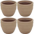 Kit 4 Vasos de Flor 38cm Inca Tramontina Polietileno Granito Areia Decorativo Plantas Folhagens Kit 4 Vasos de Flor 38cm Inca Tramontina Polietileno Granito Areia Decorativo Plantas Folhagens