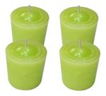 Kit 4 Vela Capim-limão Decorativa Aromática Vegana Artesanal