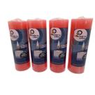 kit 4 Velas 7 dias (Votiva) 250gr Coloridas 100% Parafina- Cores VARIADAS