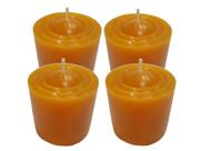 Kit 4 Velas Aromáticas Pequena De Mel - Perfumada