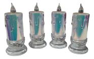 Kit 4 Velas Eletrônicas Led Sem Chama Decorativa