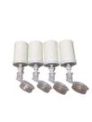 Kit 4 Velas Filtro Barro + 4 Boias Anti-Transbordantes