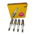 Kit 4 Velas Ignição Fiesta Ka Courier 1.0 1.6 Zetec Rocam