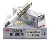 Kit 4 velas laser iridium ngk silzkbr8d8s