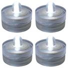 Kit 4 Velas Led Eletrônicas - Prova de Água Flutuantes Chama Oscilante Kit 4 Velas Led Eletrônicas - Prova de Água Flutuantes Chama Oscilante