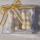 Kit 4 Velas Mini Bubble Aromática Decoração Presente Lavanda