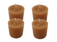 Kit 4 Velas Perfumadas Com Aroma De Canela - Cor Marrom Kit 4 Velas Perfumadas Com Aroma De Canela - Cor Marrom