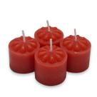 Kit 4 Velas Vermelhas Aromáticas Perfumadas Decorativas 40g