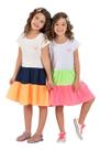 Kit 4 Vestidos Infantil Menina Verão em Meia Malha Babados Três Marias