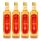 Kit 4 Vinagre De Maçã Orgânico Acidez 4,2 Serra Gaúcha 500 ml