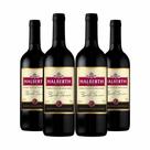 Kit 4 Vinho Halberth Tinto Bordo suave 750ml
