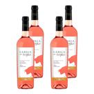 Kit 4 Vinhos Cabeça De Toiro Reserva Rosé Portugal 750ml