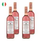 Kit 4 Vinhos Codici Rosato Rosé Itália 750ml Kit 4 Vinhos Codici Rosato Rosé Itália 750ml