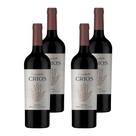 Kit 4 Vinhos Crios Malbec Tinto Argentina 750ml