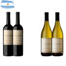 Kit 4 Vinhos DV Cabernet Malbec e DV Chardonnay 750ml