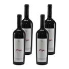 Kit 4 Vinhos Joaquim Fino Tinto Seco 2022 Brasil 750ml