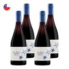 Kit 4 Vinhos Kalfu Reserva Molu Pinot Noir Tinto Chile 750ml