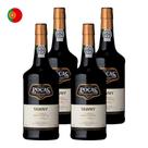 Kit 4 Vinhos Poças Porto Tawny Tinto Portugal 750ml