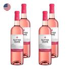 Kit 4 Vinhos Trinchero Sutter Home White Zinfandel Rosé EUA 750ml