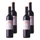 Kit 4 Vinhos Vila Ruiva Regional Alentejano Tinto Portugal 750ml