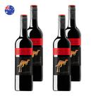 Kit 4 Vinhos Yellow Tail Cabernet Sauvignon Tinto Austrália 750ml