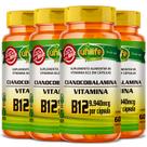 KIT 4 VITAMINA B12 CIANOCOBALAMINA 60 Cáps 450mg UNILIFE